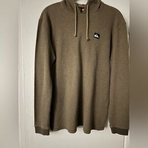 Quiksilver Men's Drills Long Sleeve Thermal Hoodie